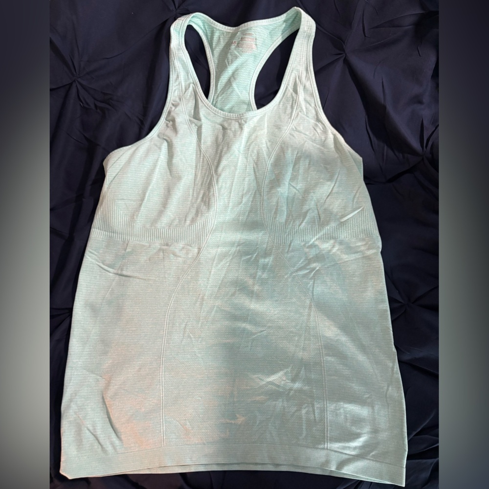 Seamless Racerback Tank Top in Mint